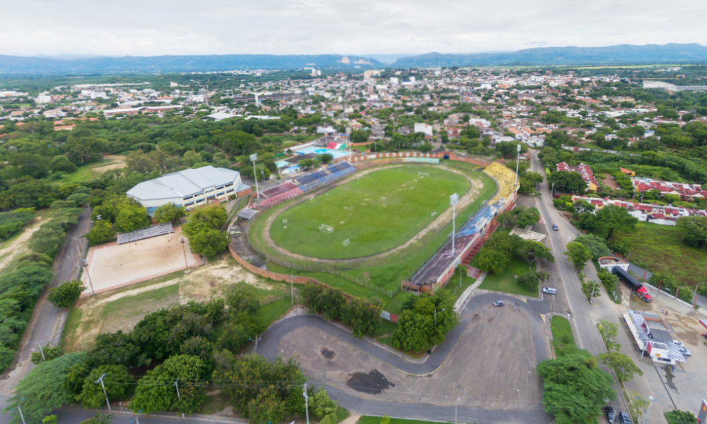Fotografía aérea Estadio Girardot
